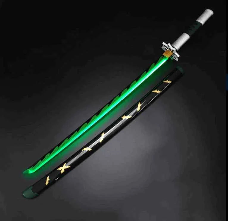 Shinazugawa Sanemi LED Katana - Glowing Sword of the Wind Hashira from Demon Slayer - Project M Shop