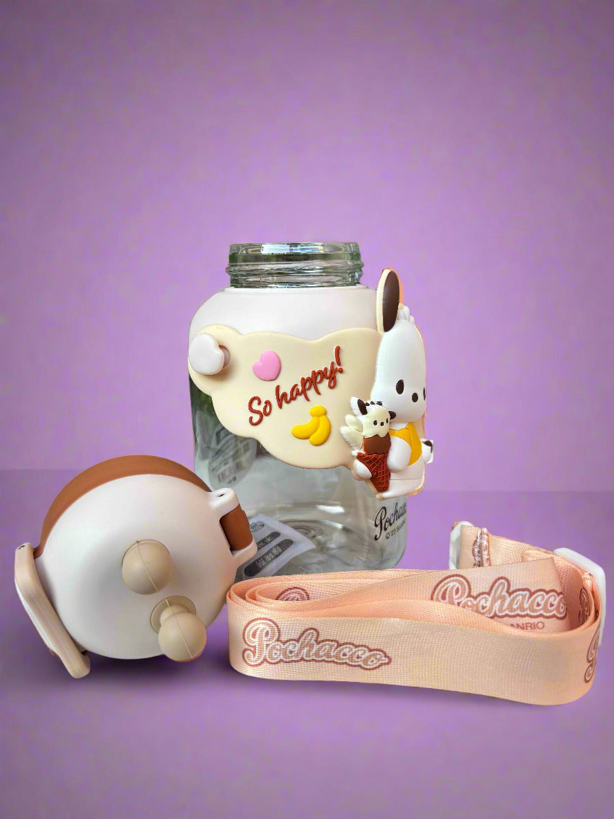 Pochacco Water Bottle for Kids - 700 Ml Sanrio Design - Project M Shop