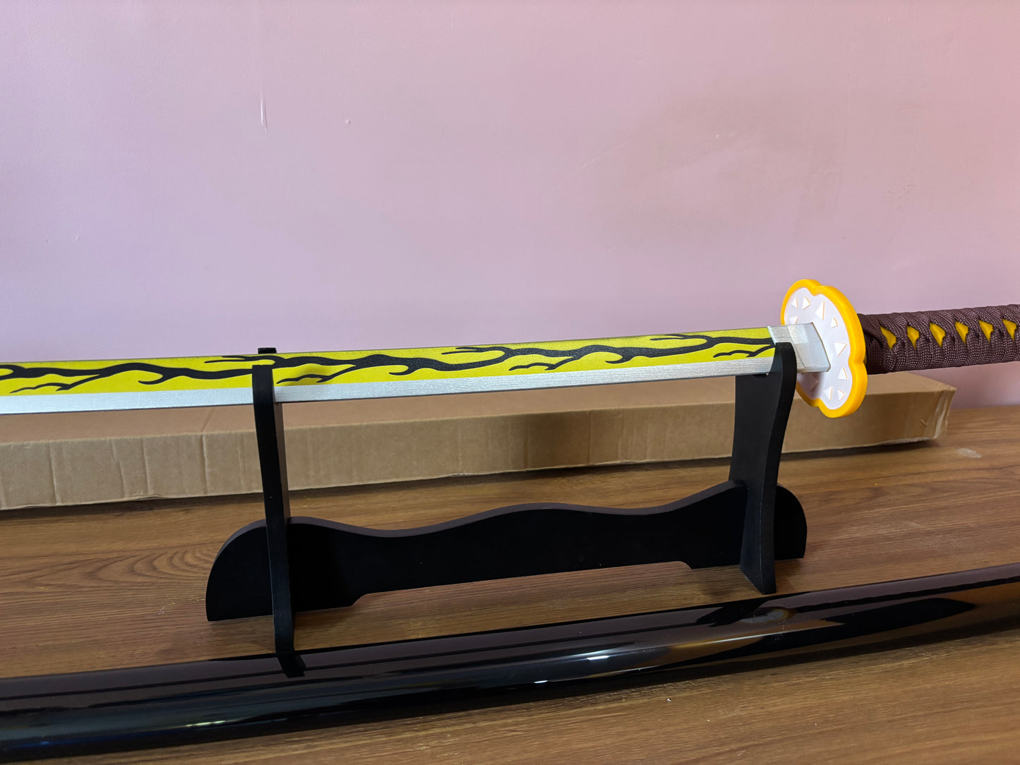 Kaigaku Wooden Katana - Wooden Katana for Cosplay Inspired by Demon Slayer - Project M Shop