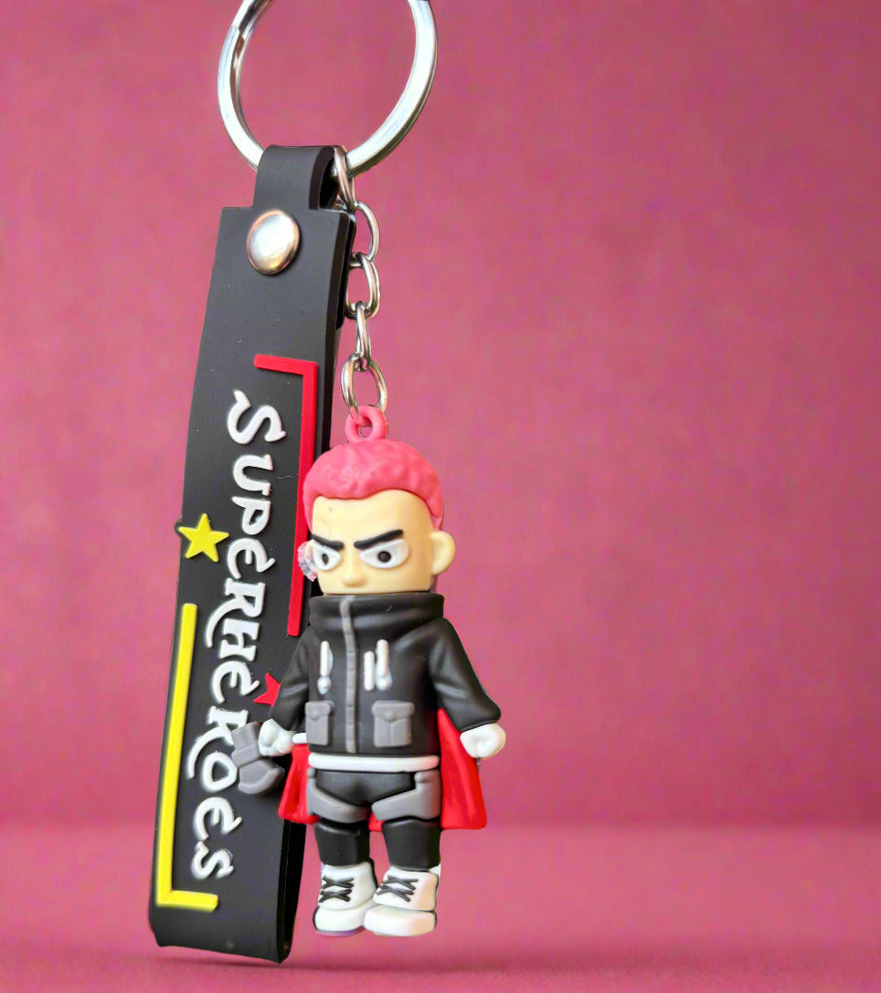 Marvel Keychain with Strap - PVC Rubber Keychain for Collectors - Project M Shop