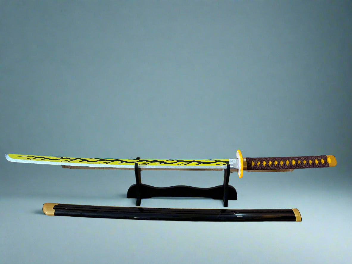 Kaigaku Wooden Katana - Wooden Katana for Cosplay Inspired by Demon Slayer - Project M Shop