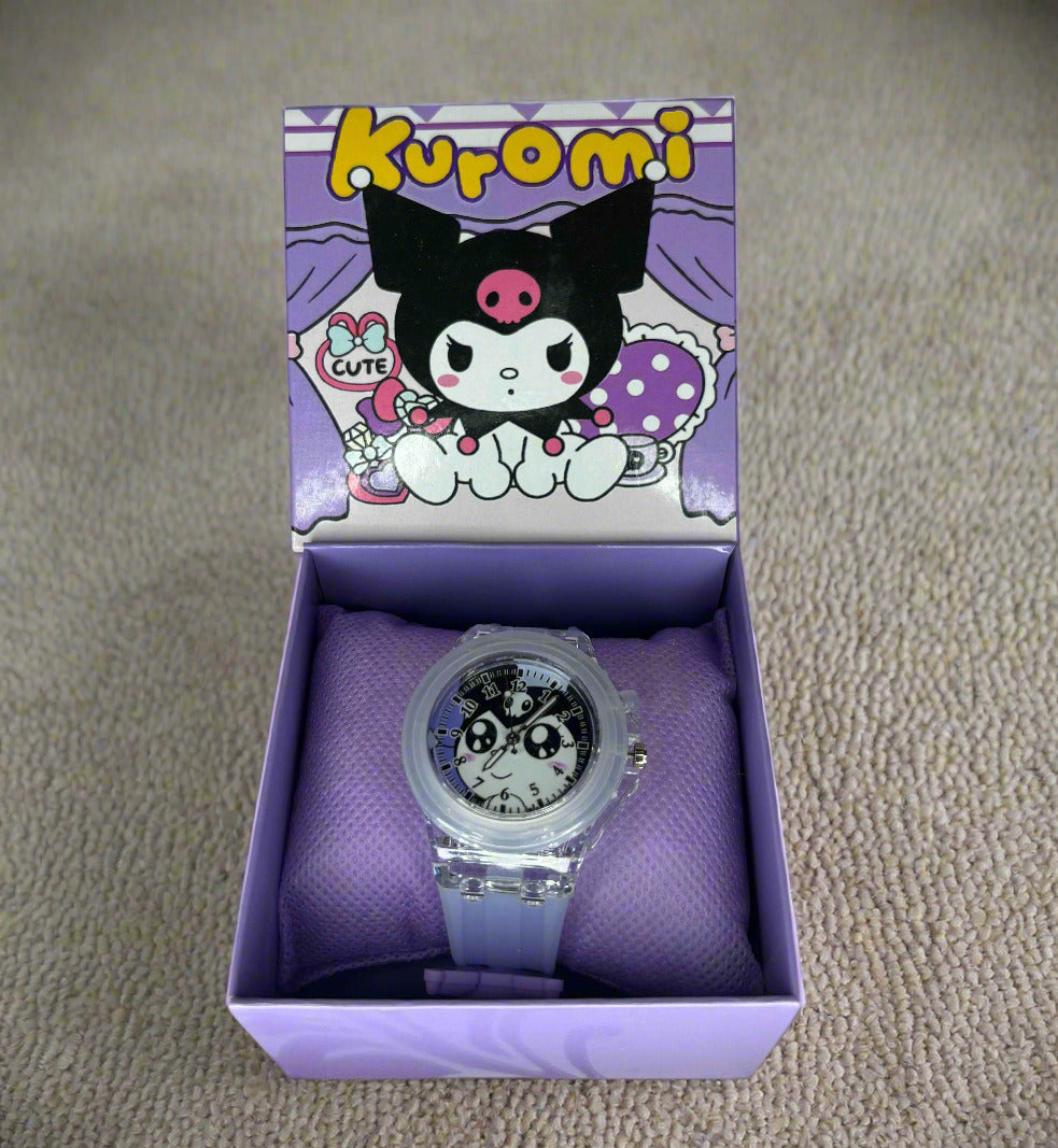 Sanrio Children's Watch - Luminescent Silicone Strap with Gift Box - Project M Shop