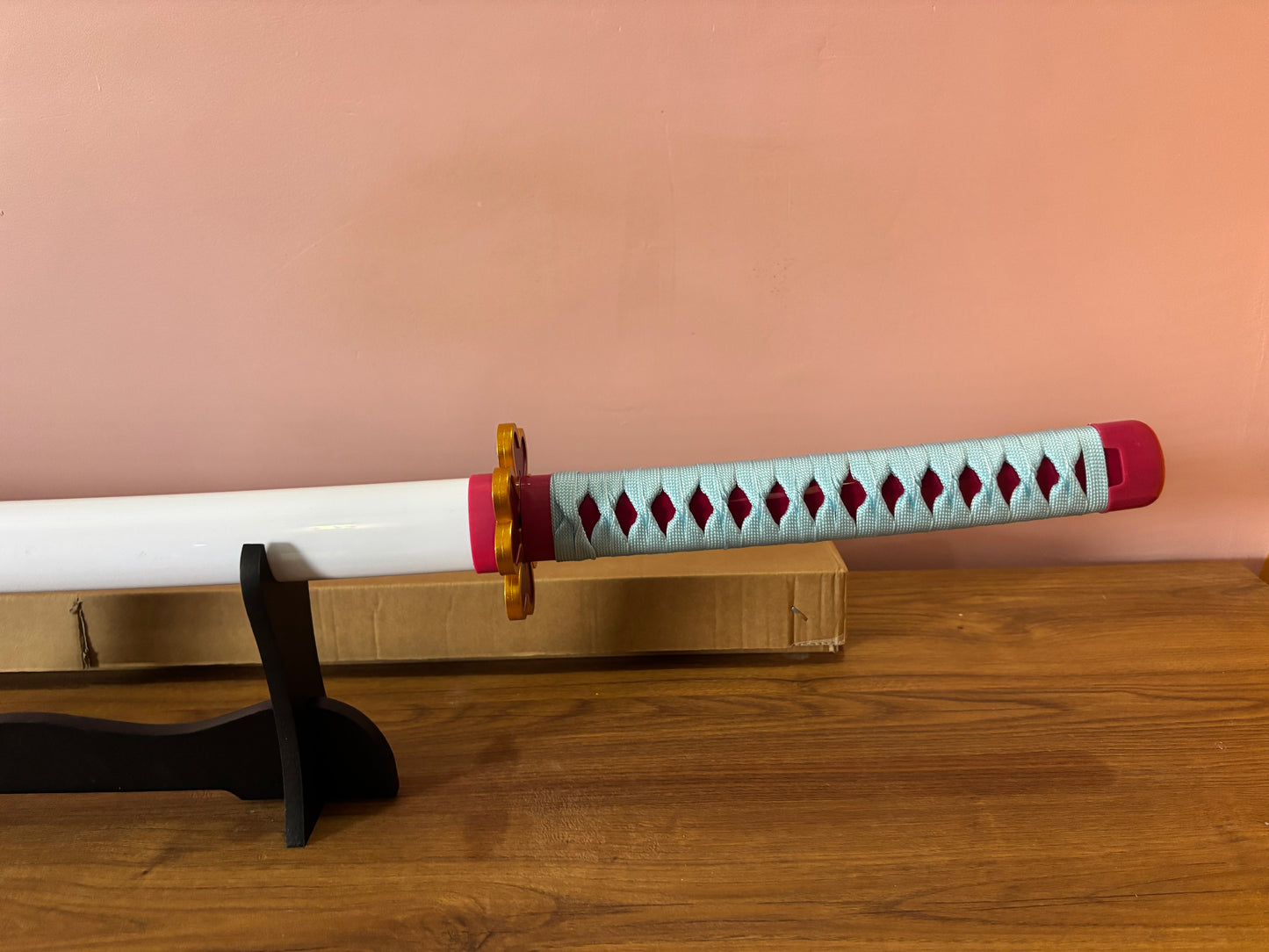 Mitsuri Katana Wooden Sword - Japanese Wooden Sword from Demon Slayer Anime - Project M Shop