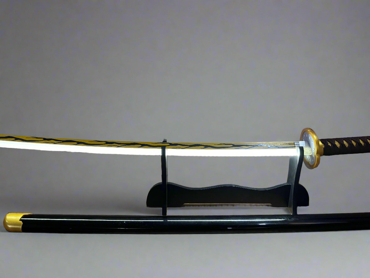 Glowing Katana Sword - Kaigaku LED Anime Cosplay Wooden Sword Inspired by Demon Slayer - Project M Shop
