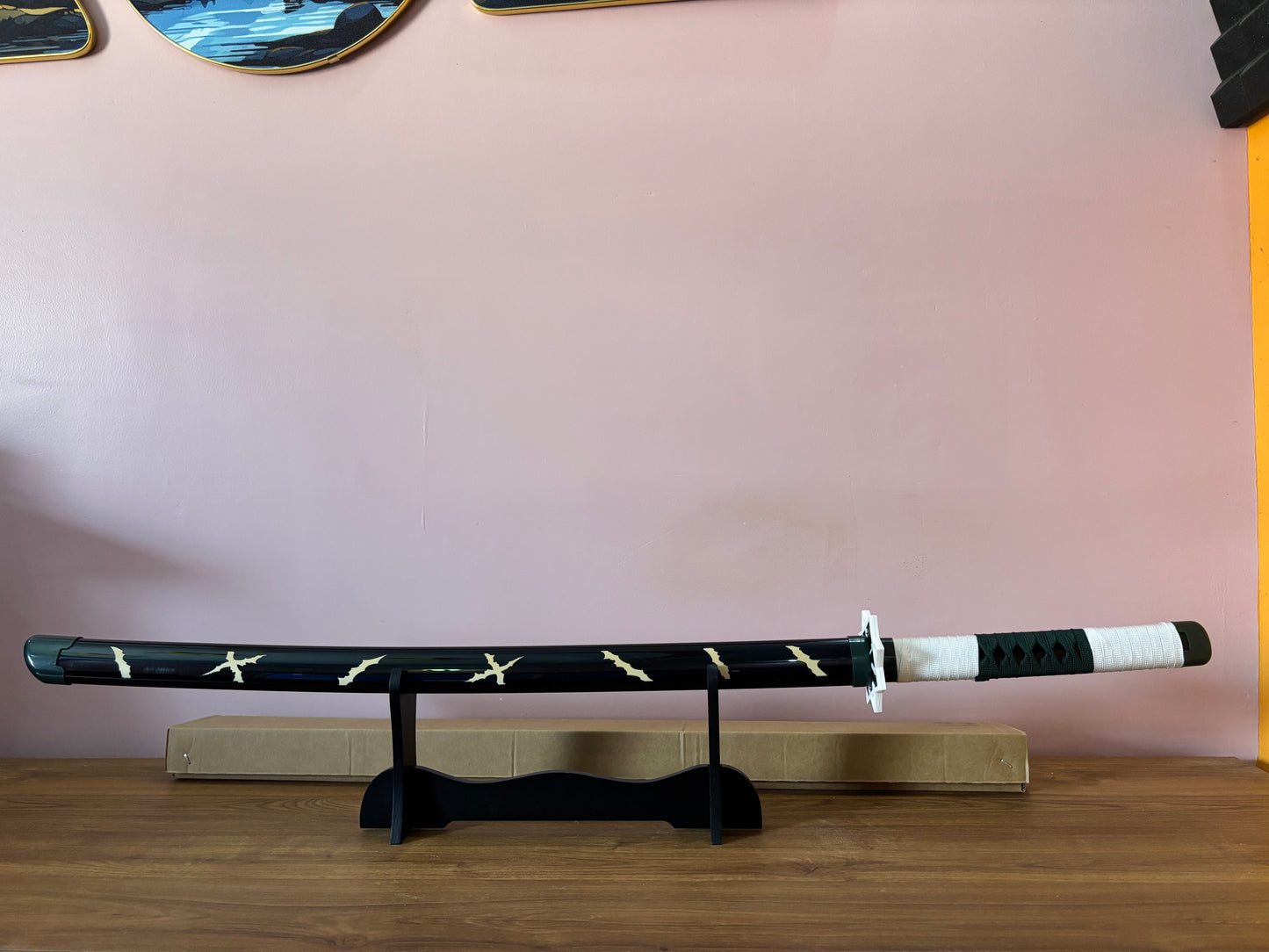 Shinazugawa Sanemi Katana - Wooden Sword of the Wind Hashira from Demon Slayer - Project M Shop