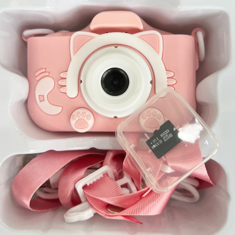 Kids Digital Camera - IPS HD Screen Toy with Dual Back and Selfie Camera, Video, Music, and Games - Project M Shop