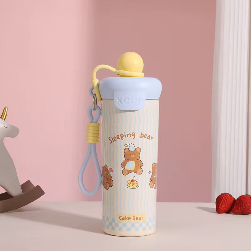 Cute Cartoon Quirky Stainless Steel Cup - 600 ML - Random Color