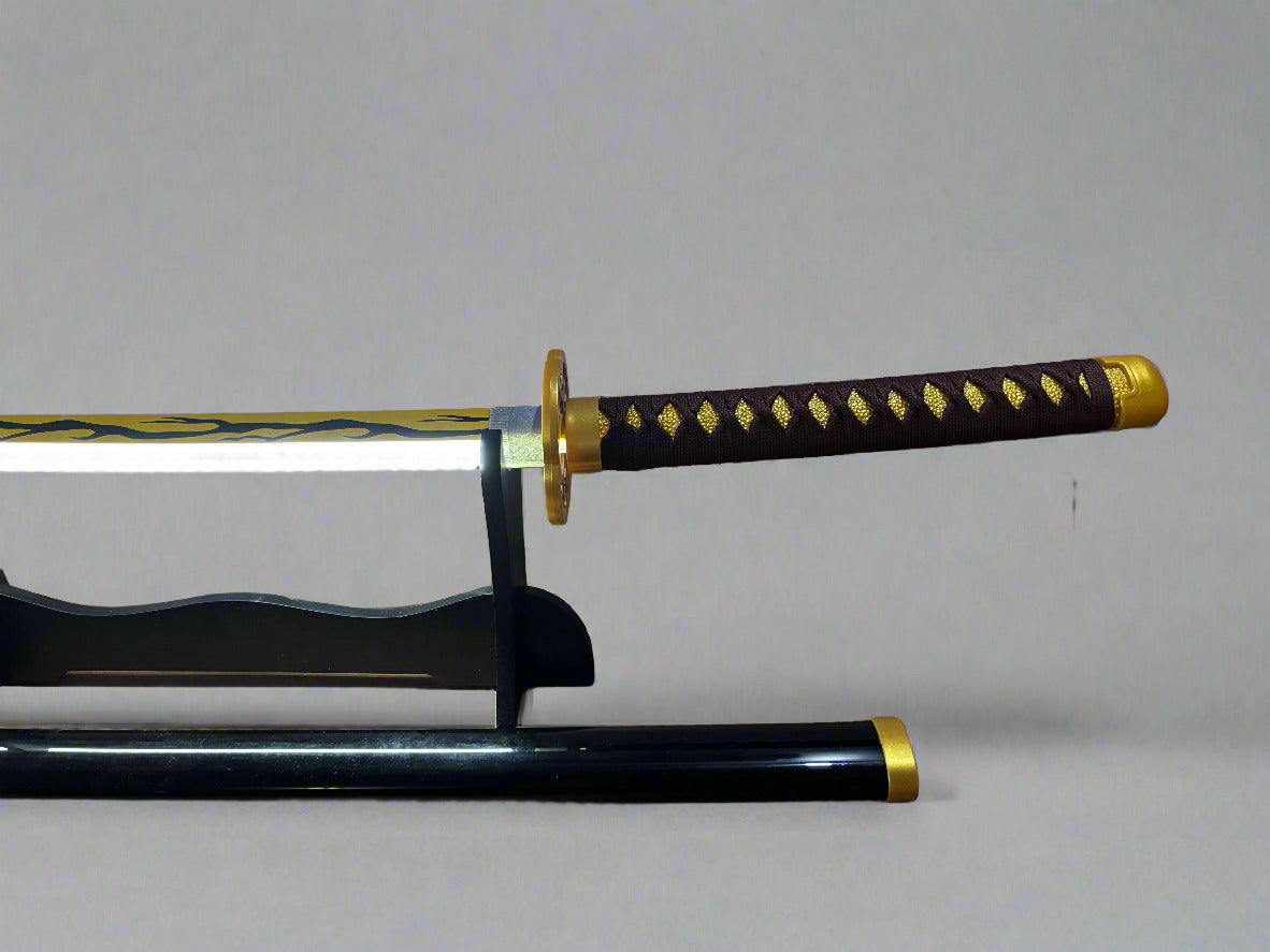 Glowing Katana Sword - Kaigaku LED Anime Cosplay Wooden Sword Inspired by Demon Slayer - Project M Shop