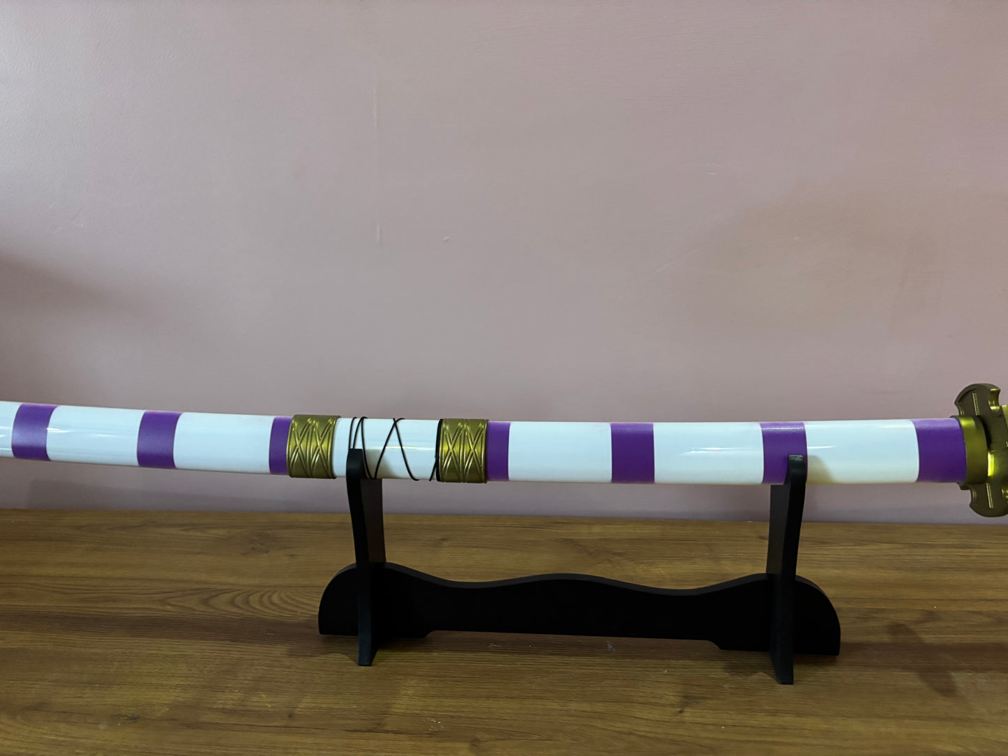 One Piece Wooden LED Katana | Nidai Kitetsu Monkey D Luffy Wooden Sword for Cosplay - Project M Shop