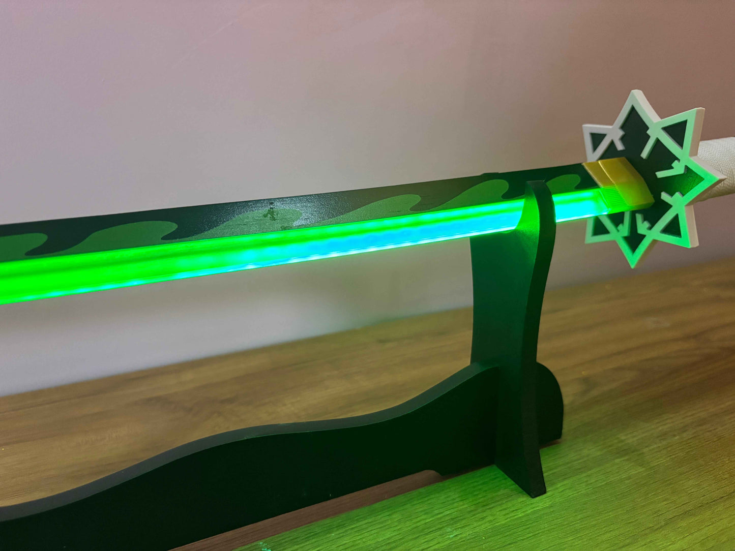Shinazugawa Sanemi LED Katana - Glowing Sword of the Wind Hashira from Demon Slayer - Project M Shop
