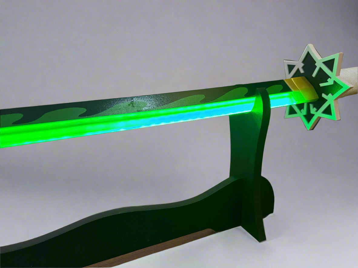 Shinazugawa Sanemi LED Katana - Glowing Sword of the Wind Hashira from Demon Slayer - Project M Shop