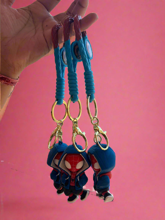 Cool Spider-Man 3D Keychain - PVC Animated Keychain - Project M Shop