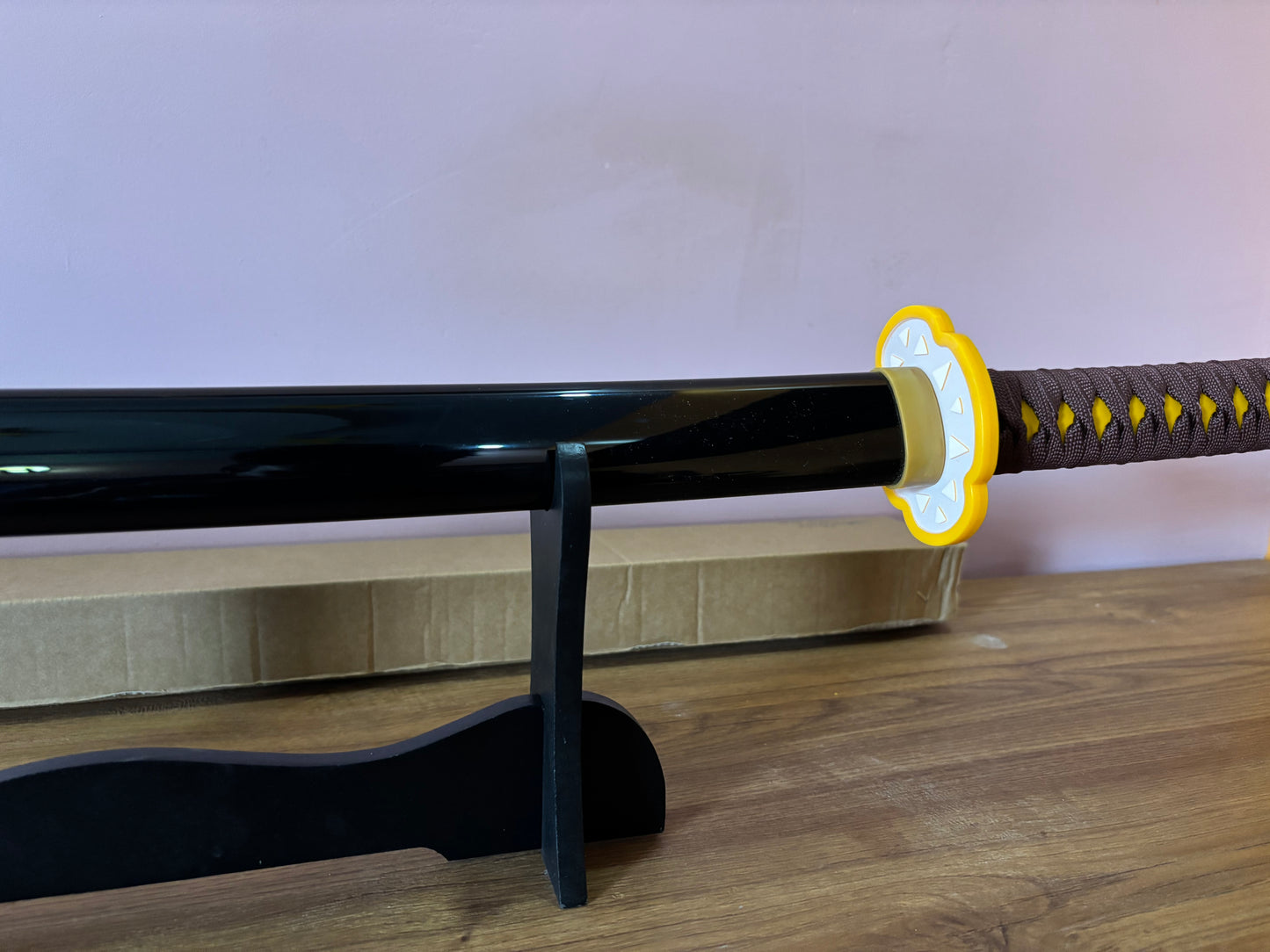 Kaigaku Wooden Katana - Wooden Katana for Cosplay Inspired by Demon Slayer - Project M Shop