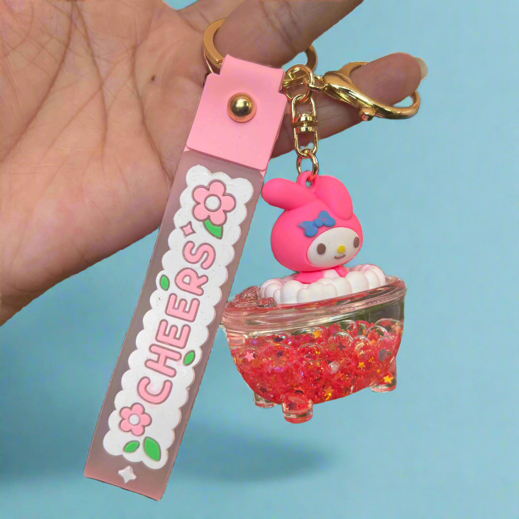 My Melody Acrylic Keychain - High Quality Acrylic Keychain with Strap - Project M Shop