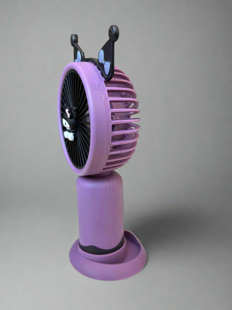 Kuromi Portable Mini Fan - Single Speed, Stylish and Compact - Project M Shop