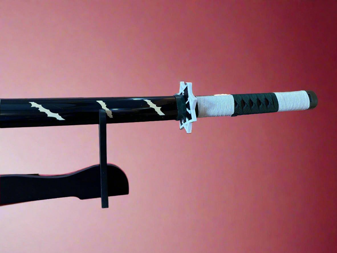 Shinazugawa Sanemi Katana - Wooden Sword of the Wind Hashira from Demon Slayer - Project M Shop