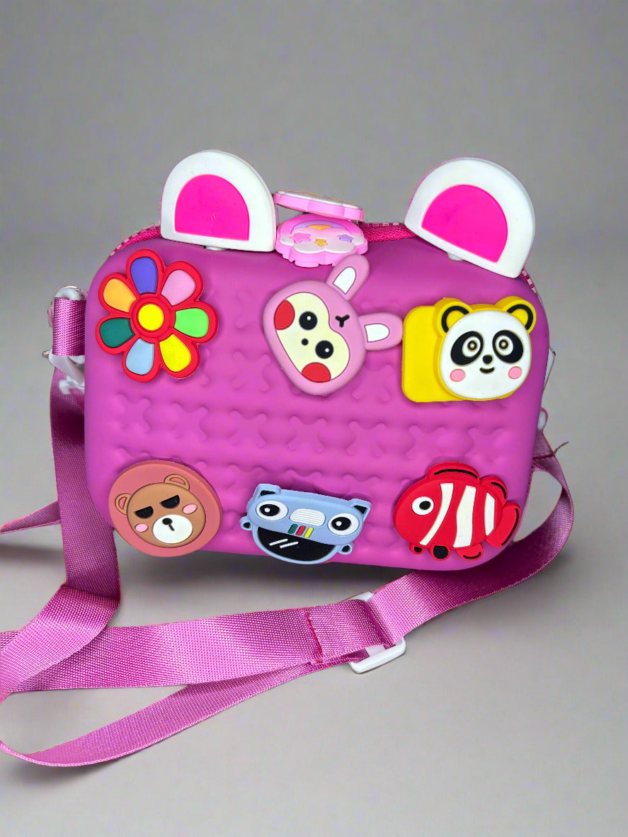 Cartoon charm sling bag for teens - Project M Shop