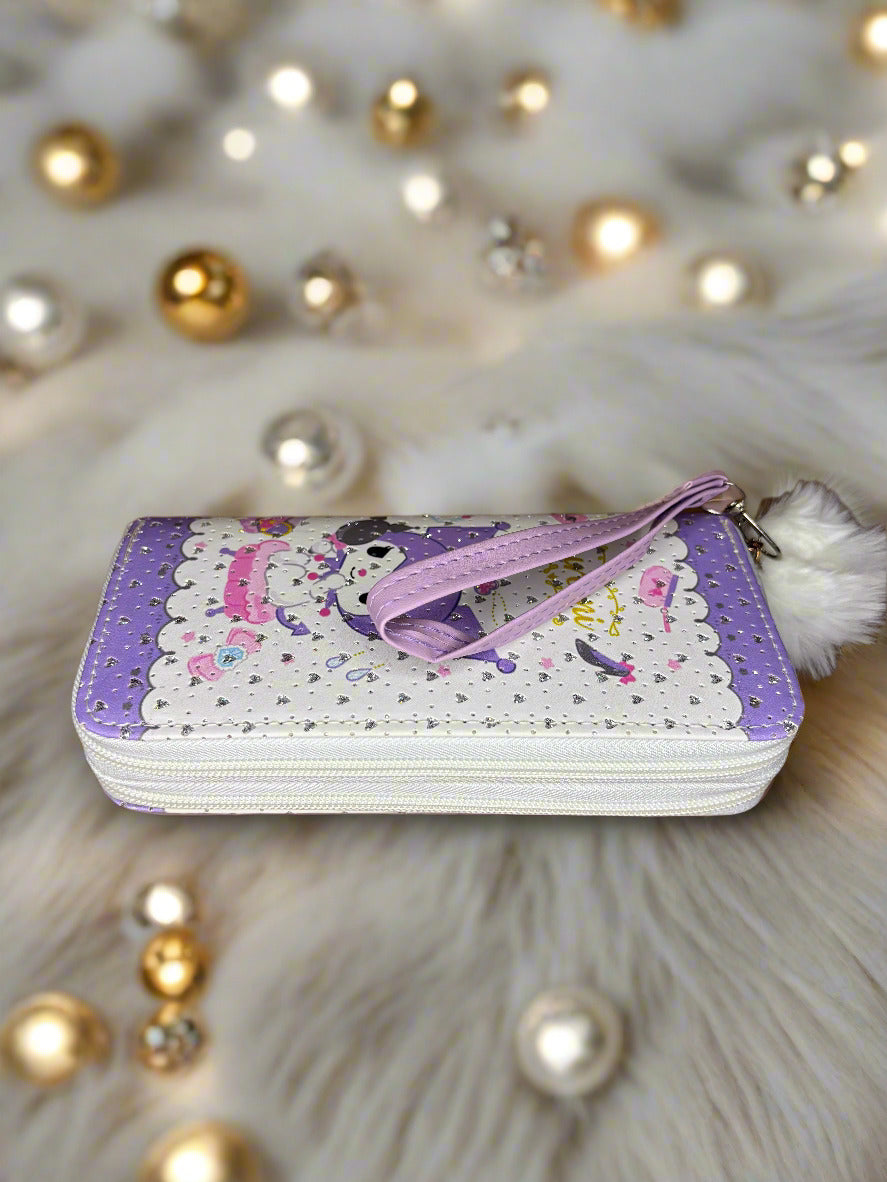 Sanrio Kuromi & my melody inspired wallet bag for girls - Project M Shop