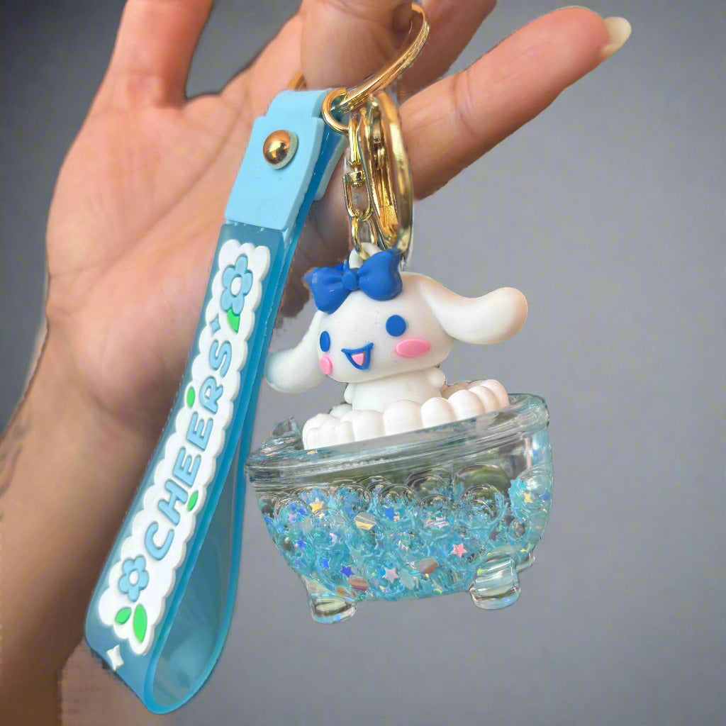 Cinnamoroll Keychain - High Quality Acrylic with Strap - Project M Shop