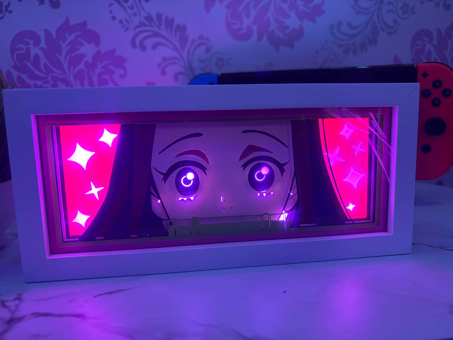 Anime Naruto Girl Paper Crafted LED Lamp - Unique Lighting for Fans - Project M Shop