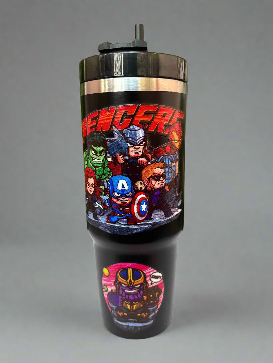 Captain America Tumbler - 900 ML Stainless Steel Design - Project M Shop