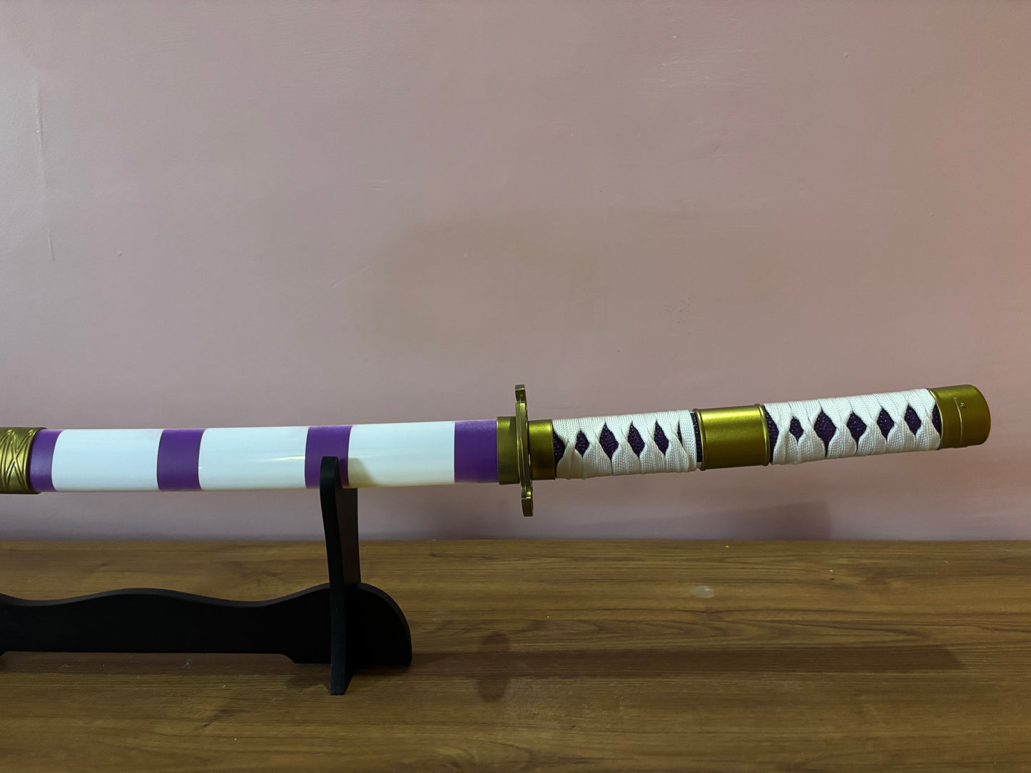 One Piece Wooden LED Katana | Nidai Kitetsu Monkey D Luffy Wooden Sword for Cosplay - Project M Shop