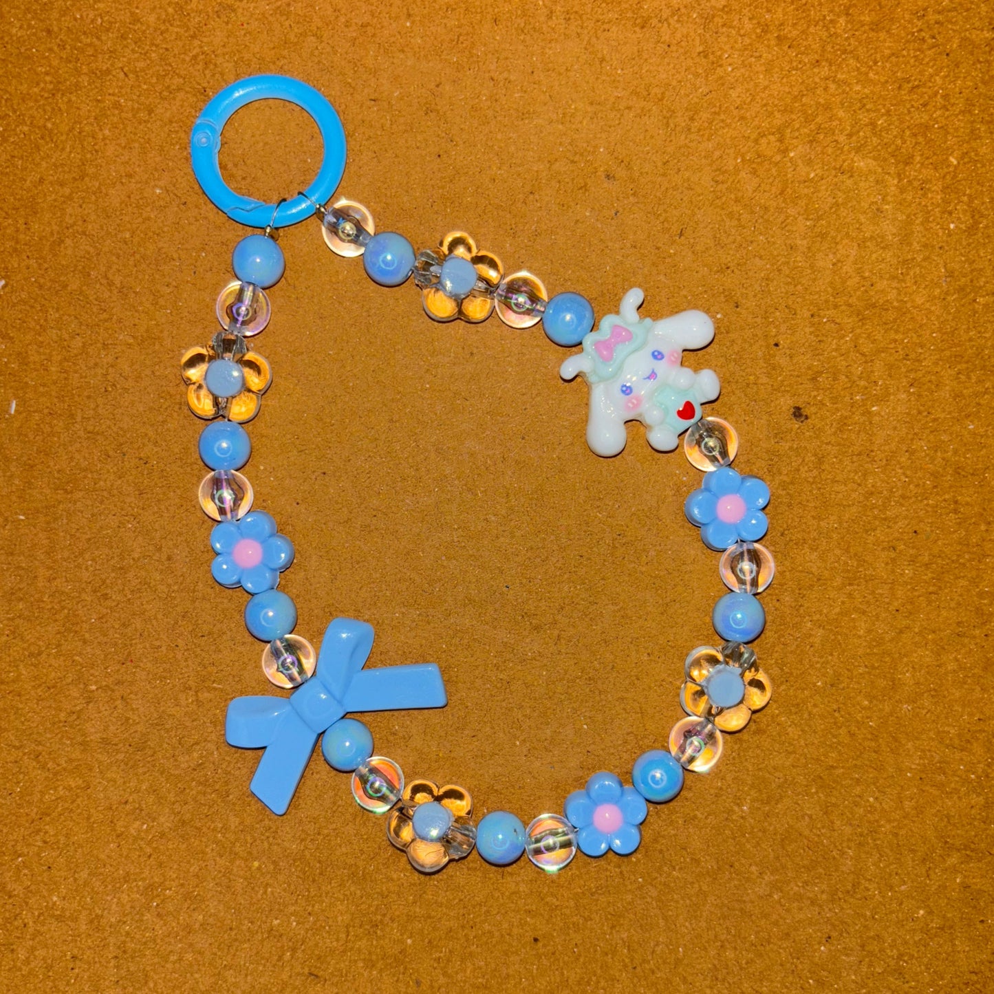 Blue Pochaccoo Beads Phone/Bag Charm - Project M Shop