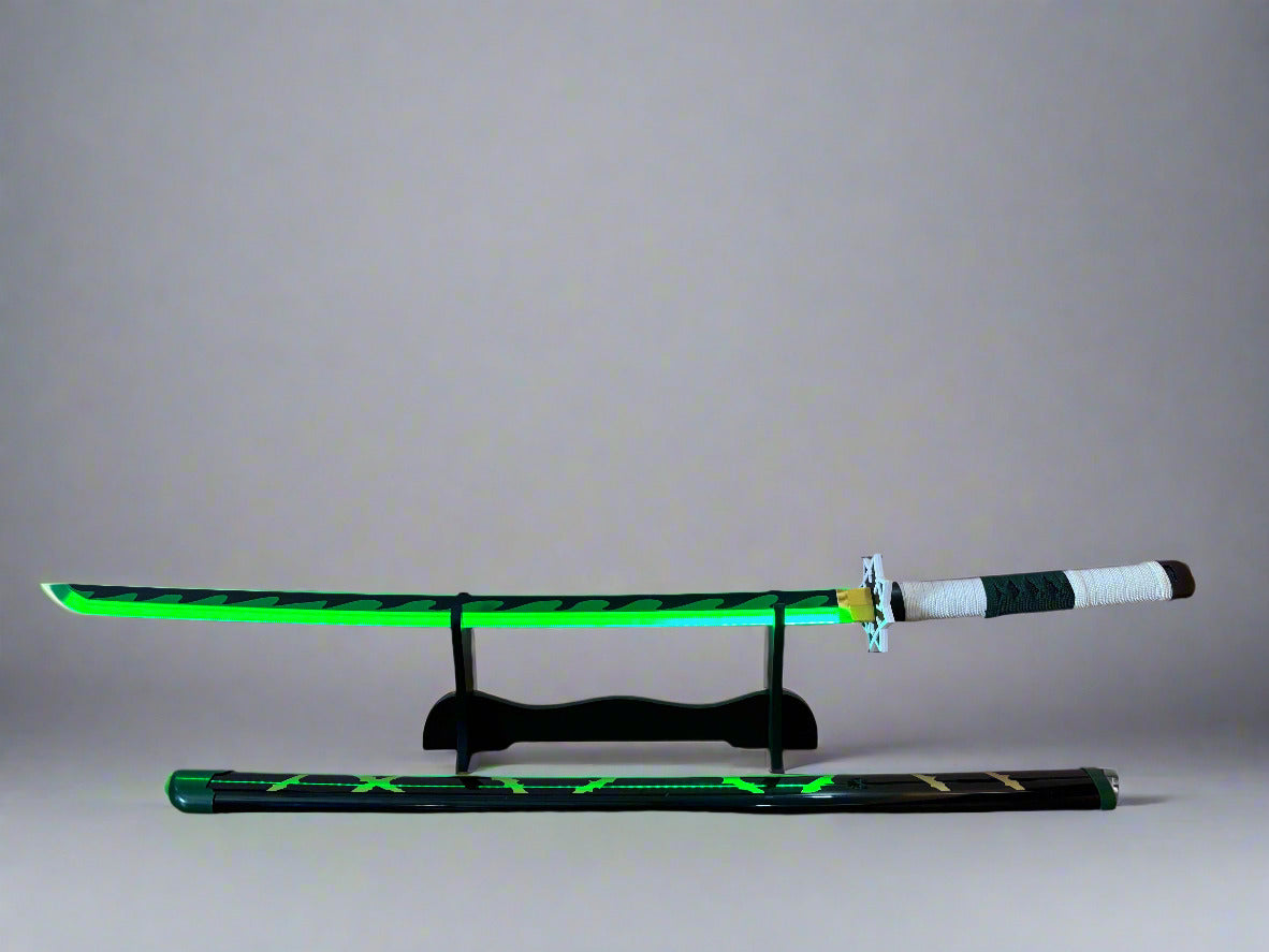 Shinazugawa Sanemi LED Katana - Glowing Sword of the Wind Hashira from Demon Slayer - Project M Shop