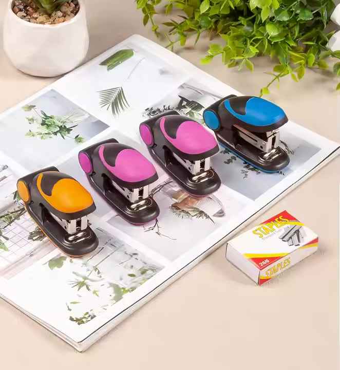 Set of 3 Mini Portable Stapler Set for School and Business - Project M Shop