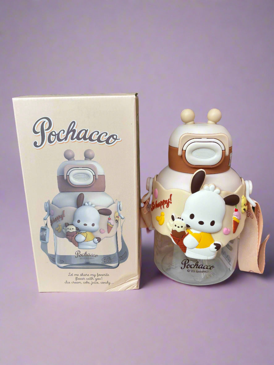 Pochacco Water Bottle for Kids - 700 Ml Sanrio Design - Project M Shop