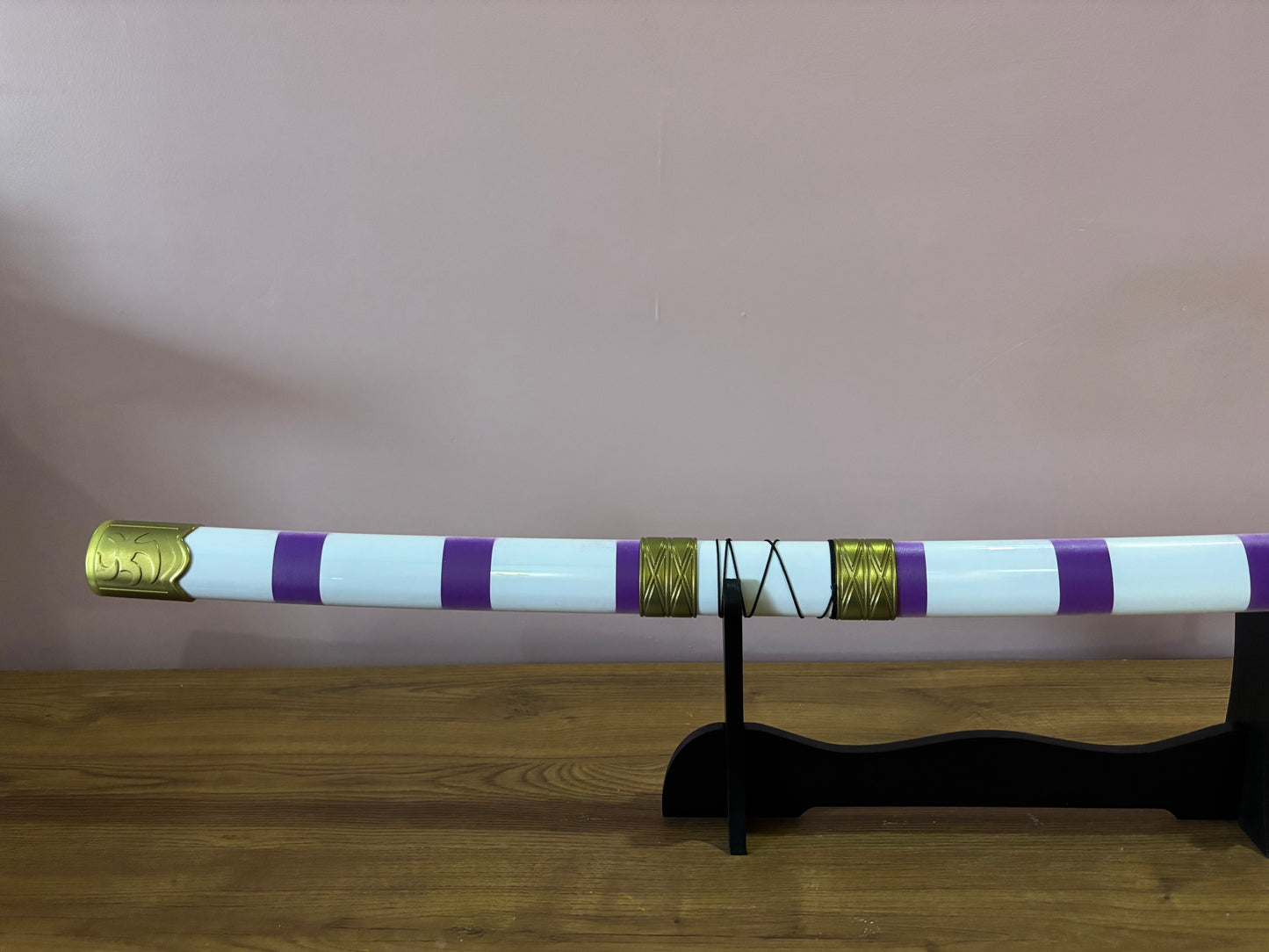 One Piece Wooden LED Katana | Nidai Kitetsu Monkey D Luffy Wooden Sword for Cosplay - Project M Shop