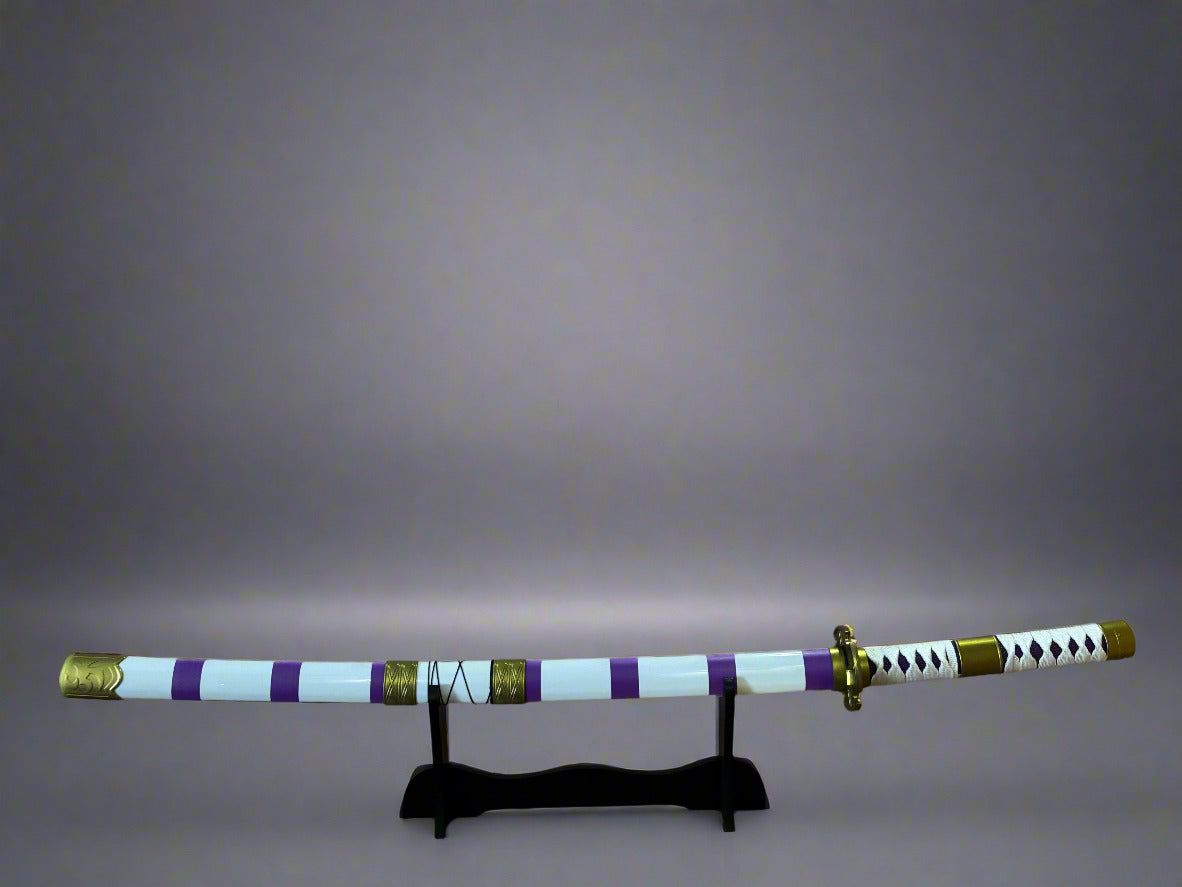 One Piece Wooden LED Katana | Nidai Kitetsu Monkey D Luffy Wooden Sword for Cosplay - Project M Shop