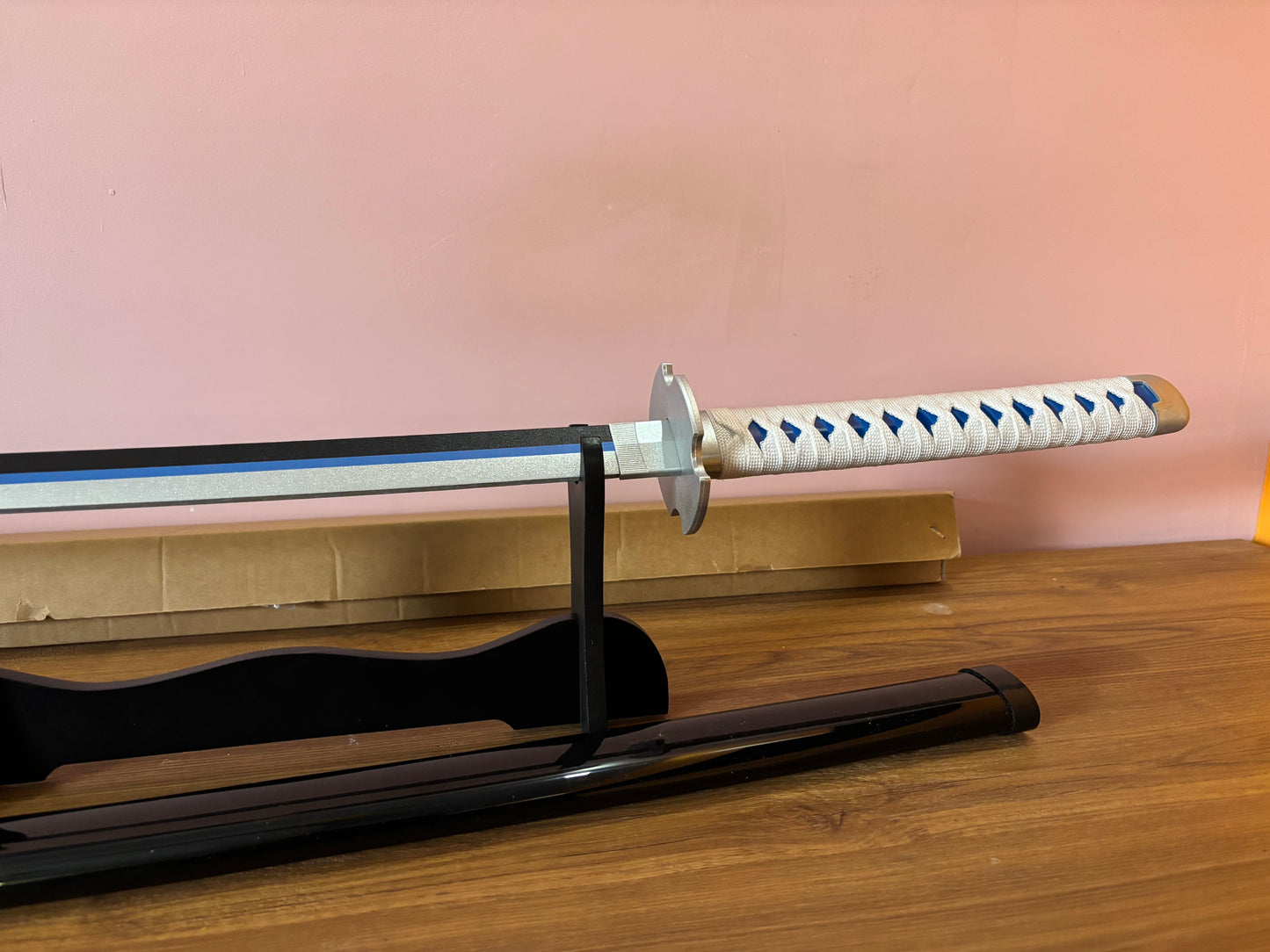 Kamado Tanjirou Wooden Katana - Demon Slayer Inspired Wooden Sword - Project M Shop