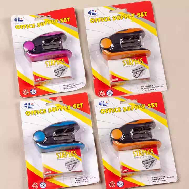 Set of 3 Mini Portable Stapler Set for School and Business - Project M Shop
