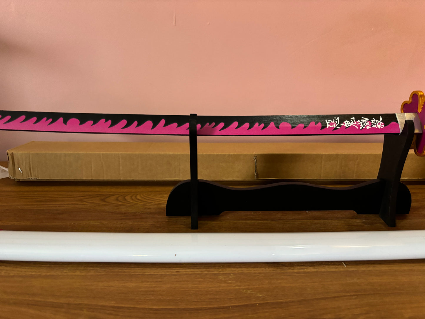 Mitsuri Katana Wooden Sword - Japanese Wooden Sword from Demon Slayer Anime - Project M Shop