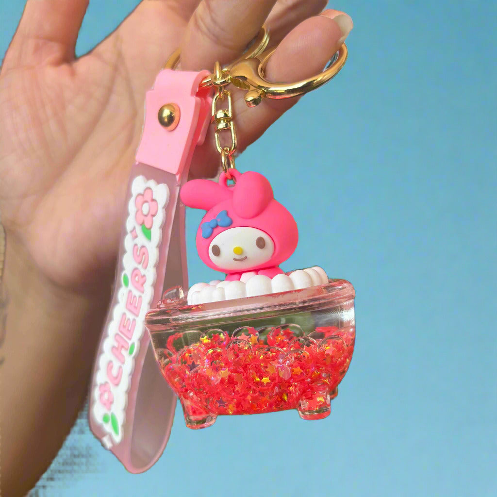 My Melody Acrylic Keychain - High Quality Acrylic Keychain with Strap - Project M Shop