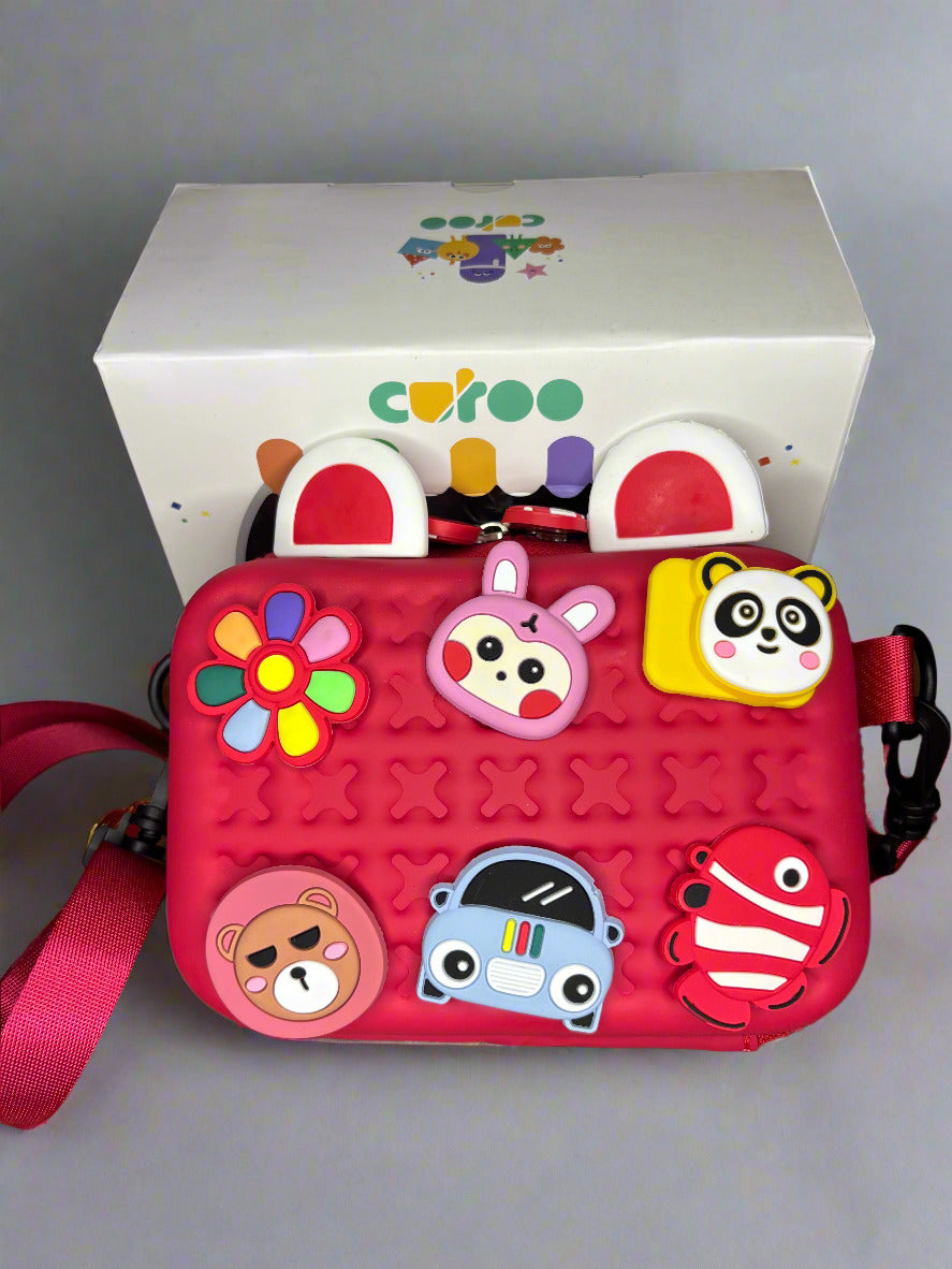 Cartoon charm sling bag for teens - Project M Shop