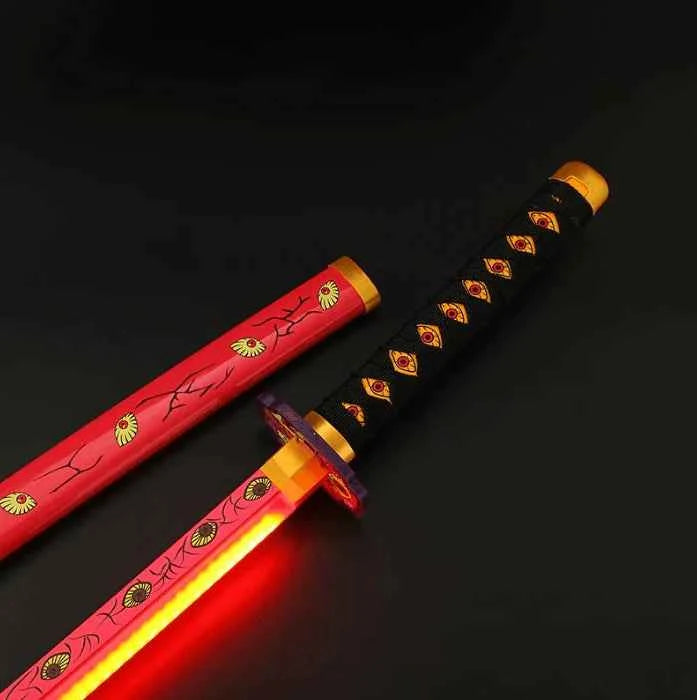 Demon Slayer Katana Replica - Kokushibo LED Samurai Sword Collectible for Fans - Project M Shop