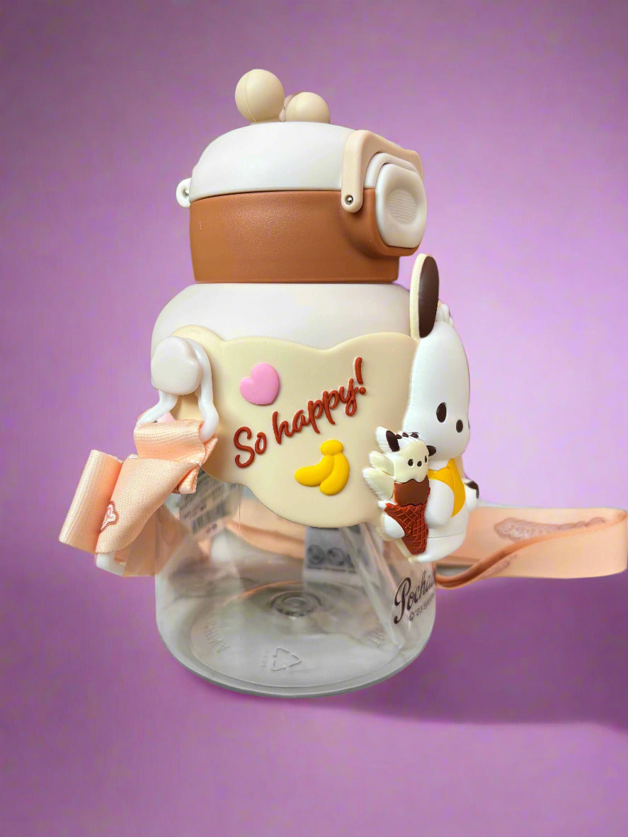 Pochacco Water Bottle for Kids - 700 Ml Sanrio Design - Project M Shop