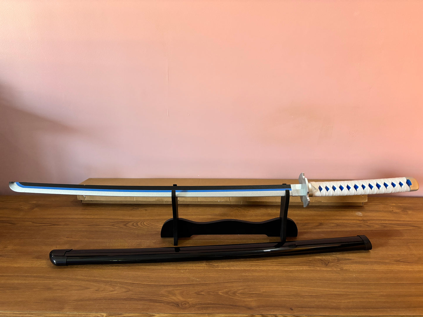Kamado Tanjirou Wooden Katana - Demon Slayer Inspired Wooden Sword - Project M Shop
