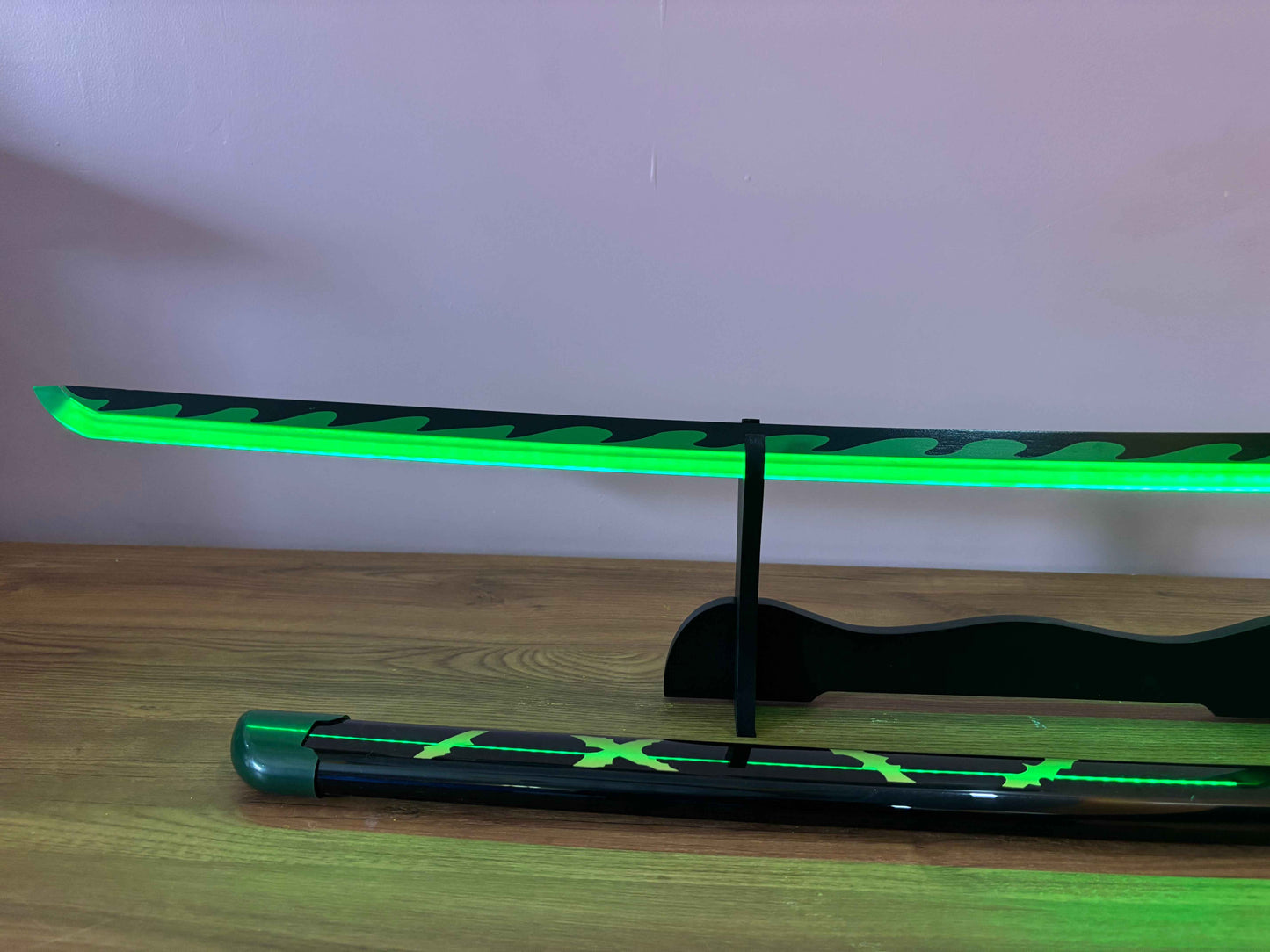 Shinazugawa Sanemi LED Katana - Glowing Sword of the Wind Hashira from Demon Slayer - Project M Shop