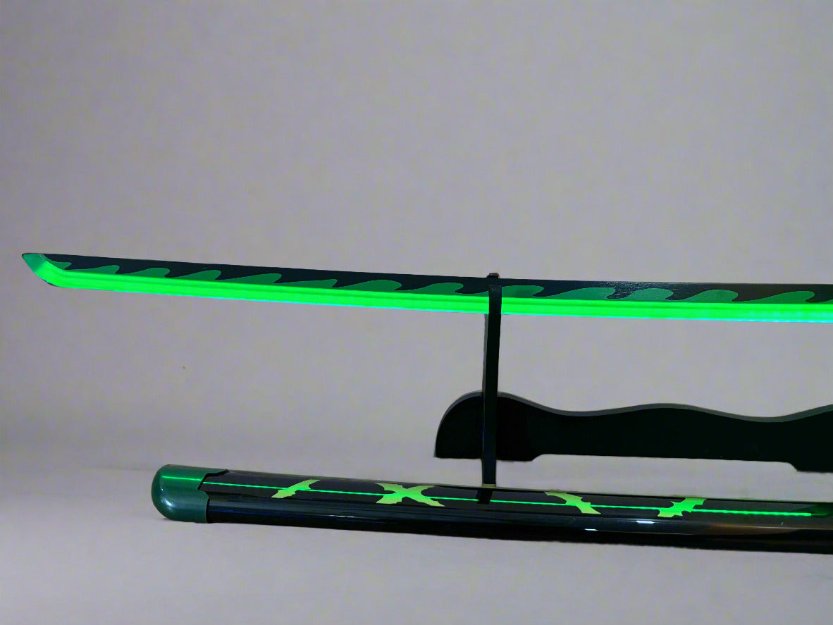 Shinazugawa Sanemi LED Katana - Glowing Sword of the Wind Hashira from Demon Slayer - Project M Shop