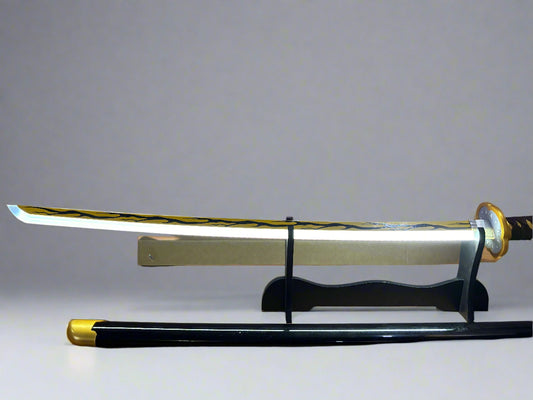 Glowing Katana Sword - Kaigaku LED Anime Cosplay Wooden Sword Inspired by Demon Slayer - Project M Shop