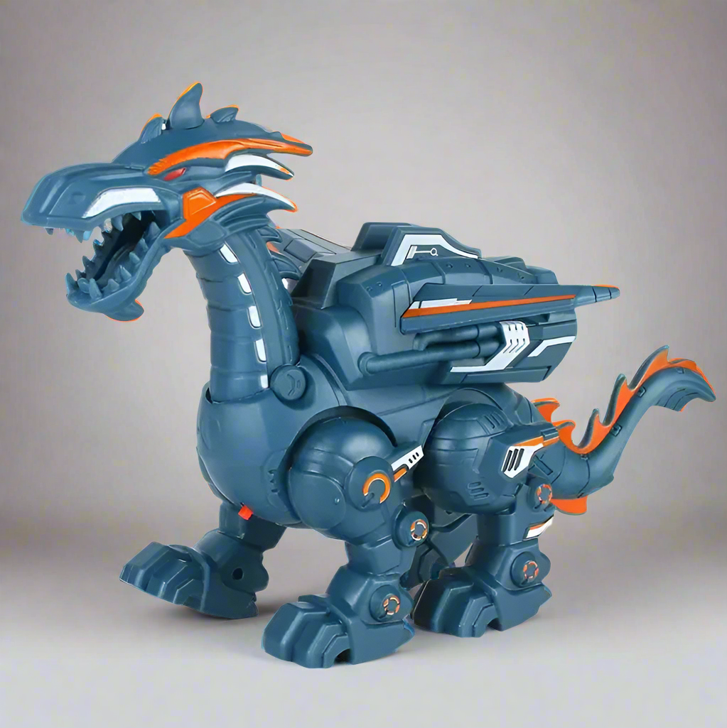 New Arrival Battery Operated Dinosaur Toy Multifunctional with Spray, Sound, and Light - Project M Shop