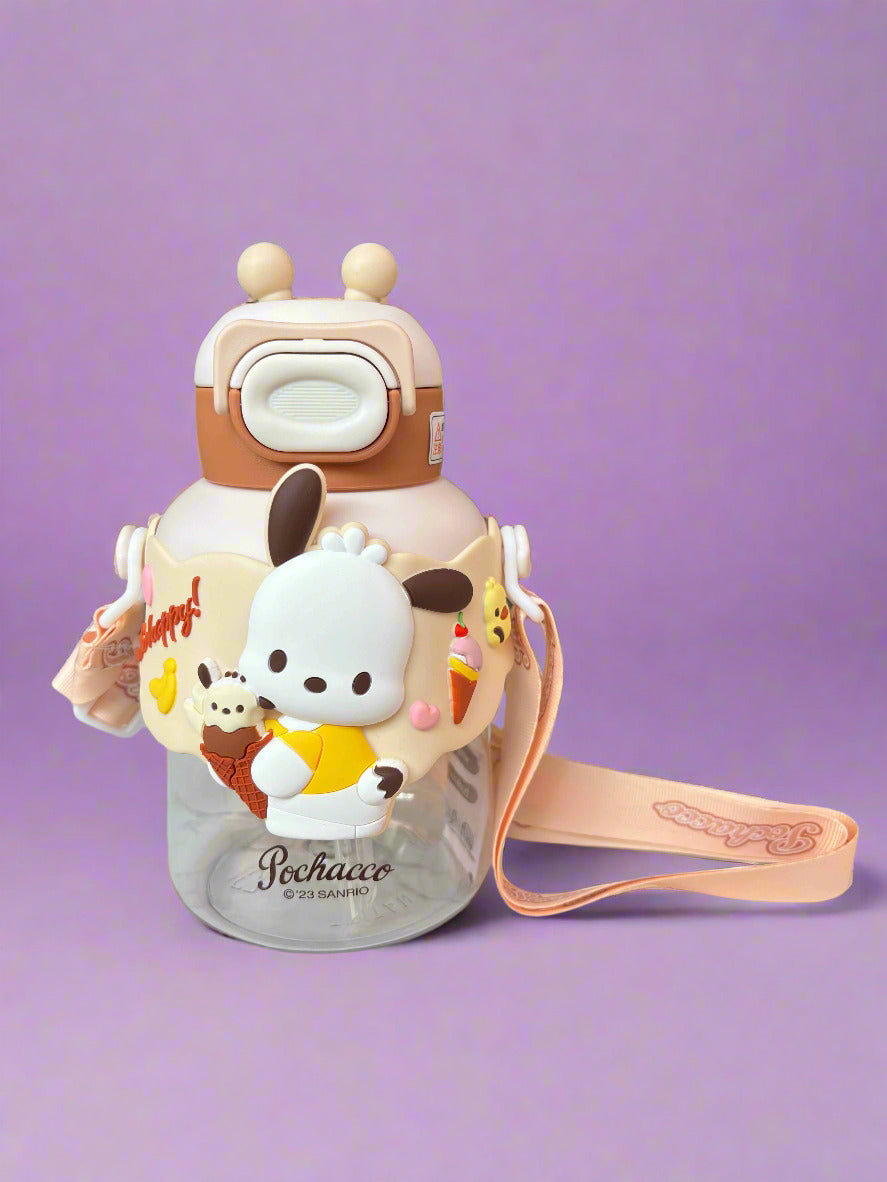 Pochacco Water Bottle for Kids - 700 Ml Sanrio Design - Project M Shop