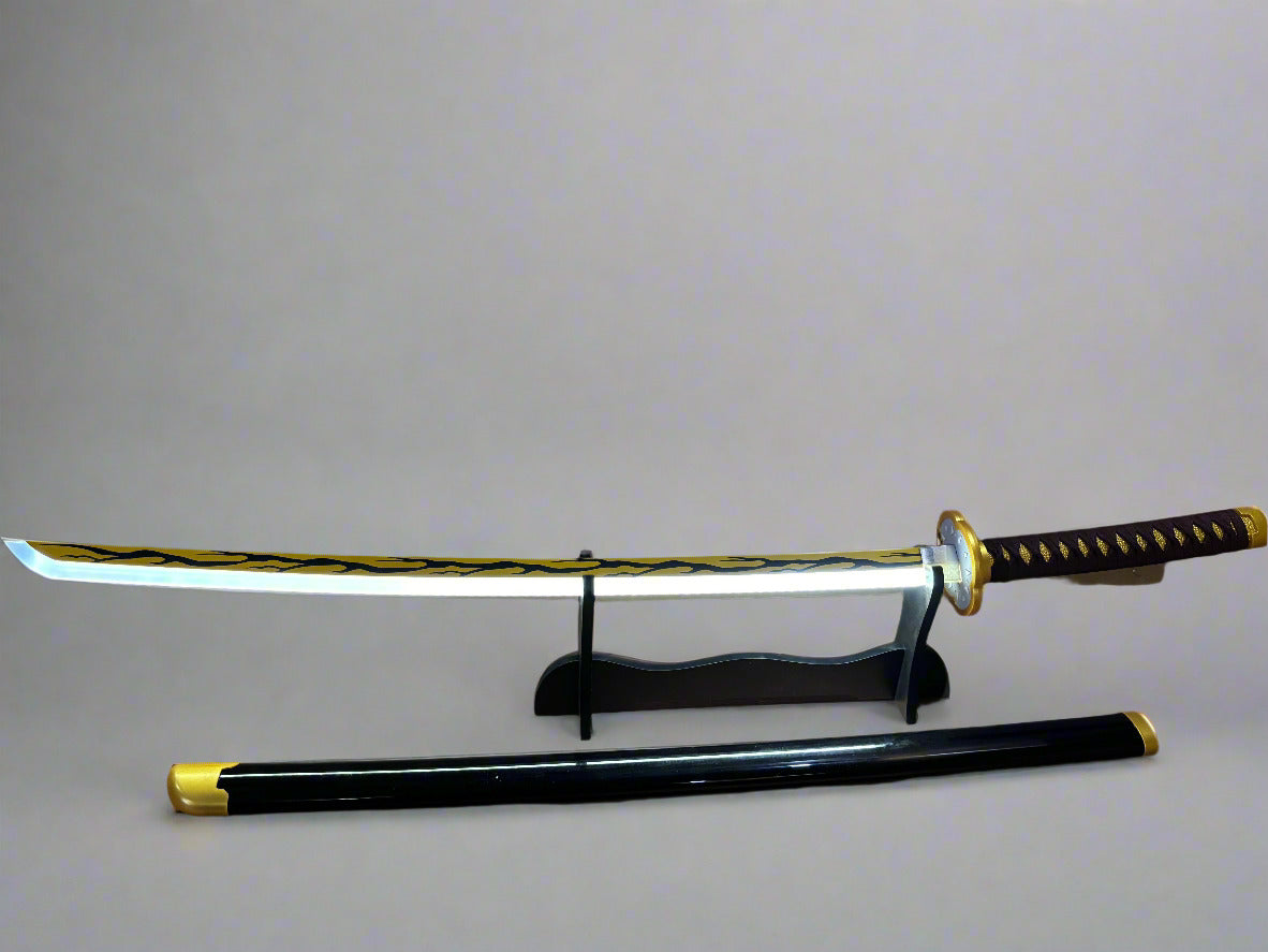 Glowing Katana Sword - Kaigaku LED Anime Cosplay Wooden Sword Inspired by Demon Slayer - Project M Shop