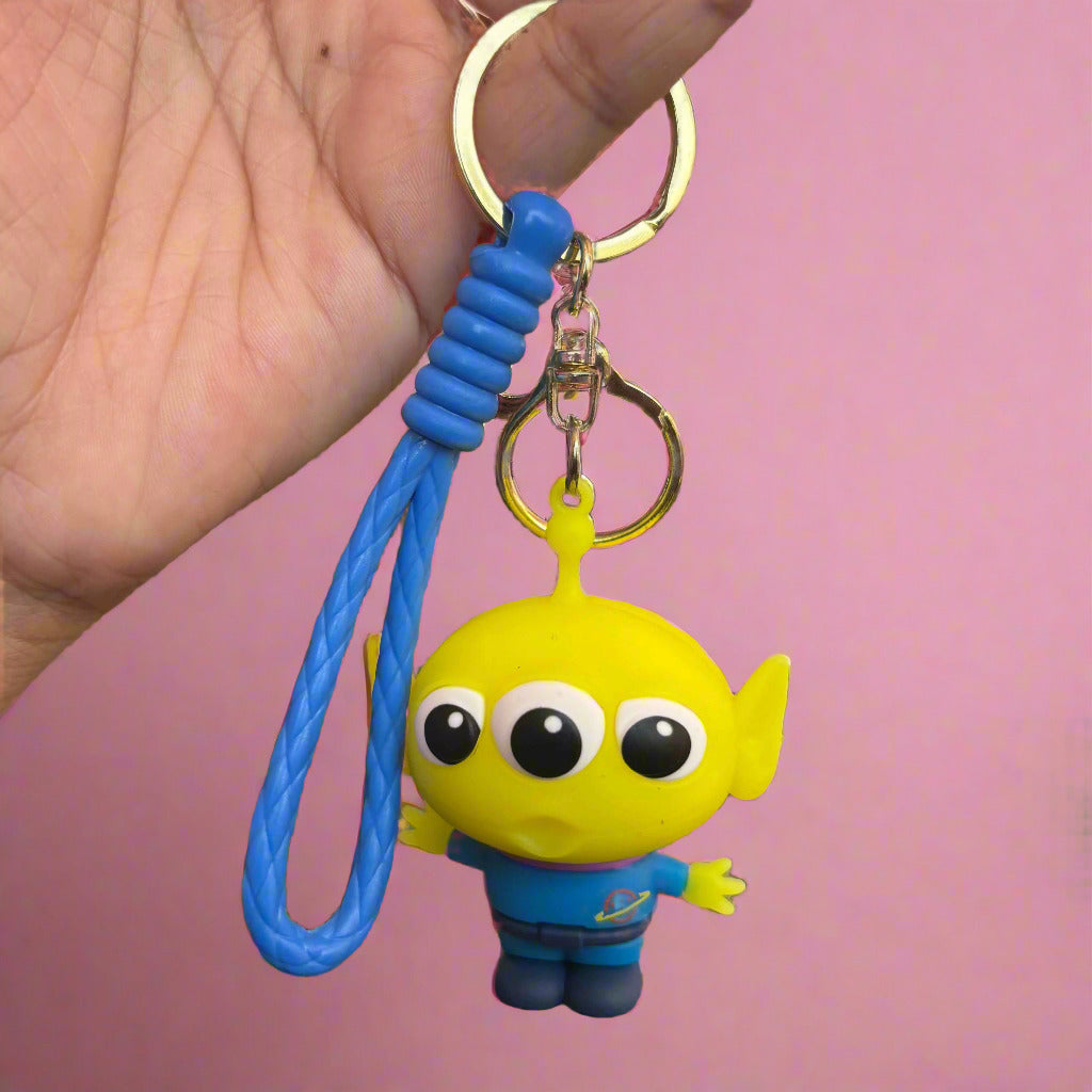 Alien 3D PVC Keychain with Strap - High Quality Design - Project M Shop