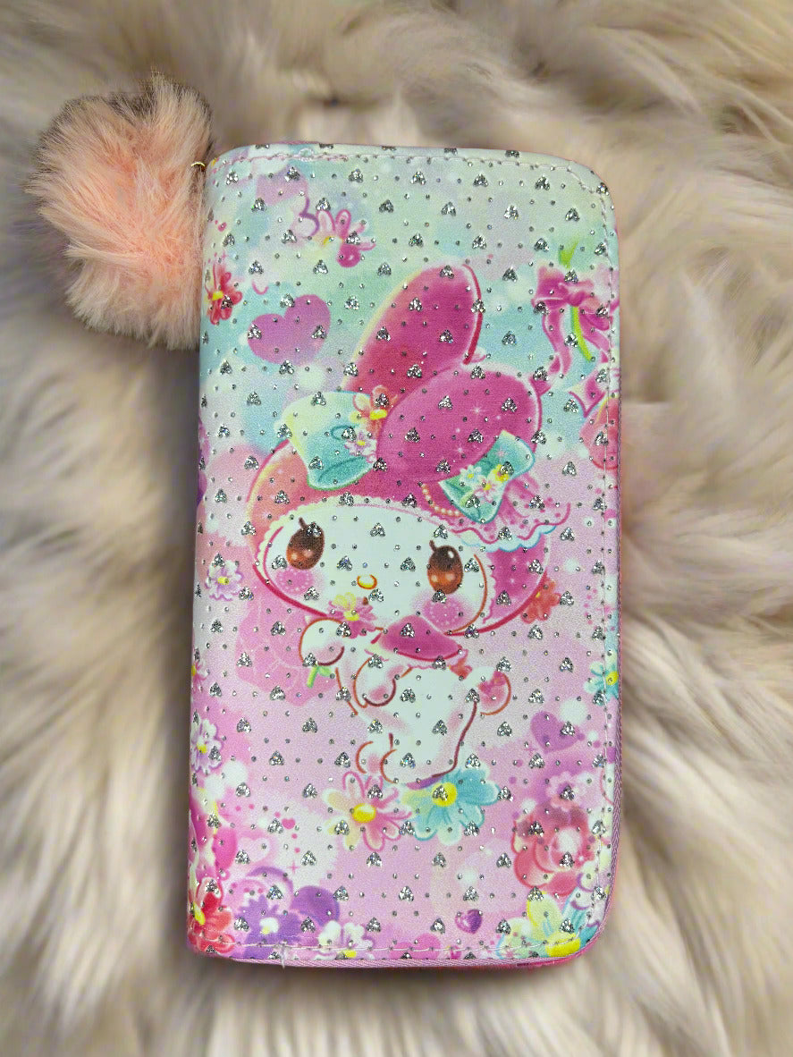 Sanrio Kuromi & my melody inspired wallet bag for girls - Project M Shop