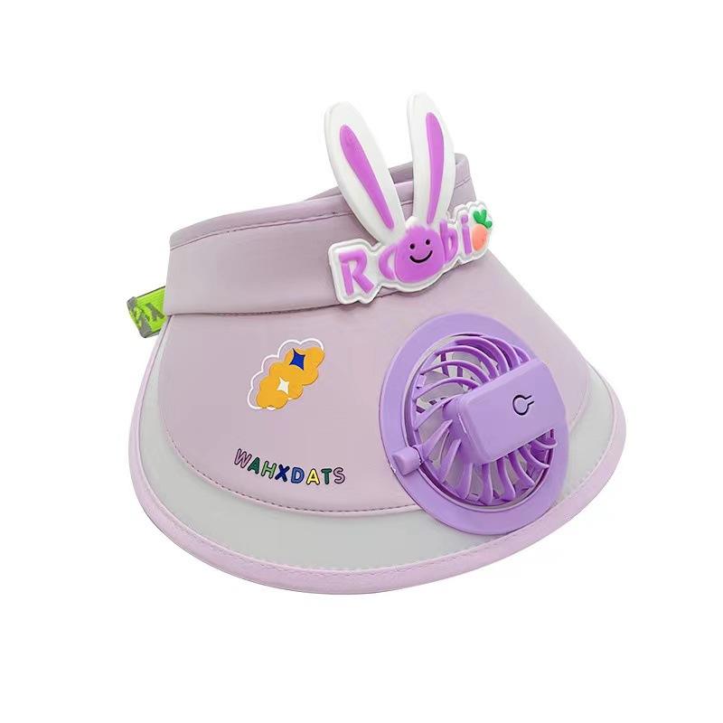 New Children's USB Charging Fan Cap/Hat UV protection - Project M Shop
