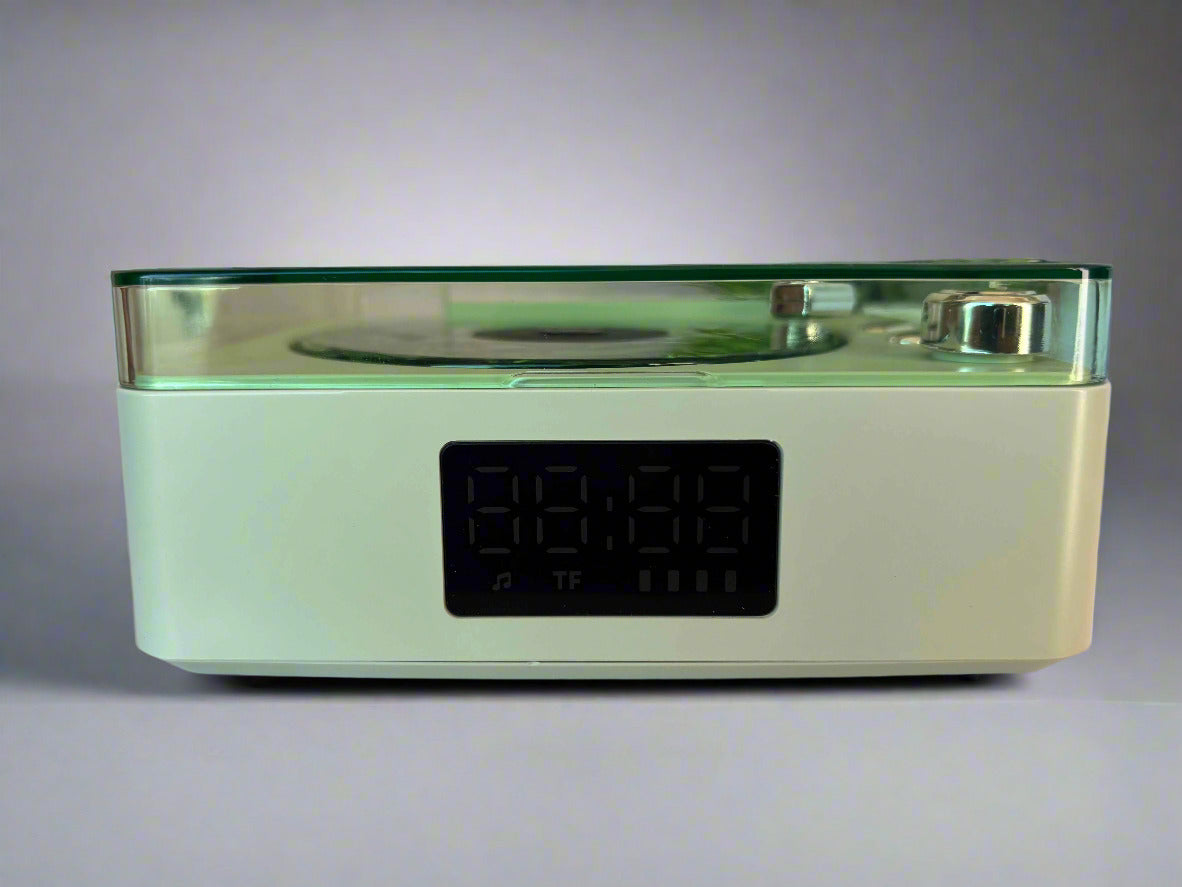 Mini Retro Bluetooth Vintage Speaker with Subwoofer and RGB Night Lamp - Project M Shop
